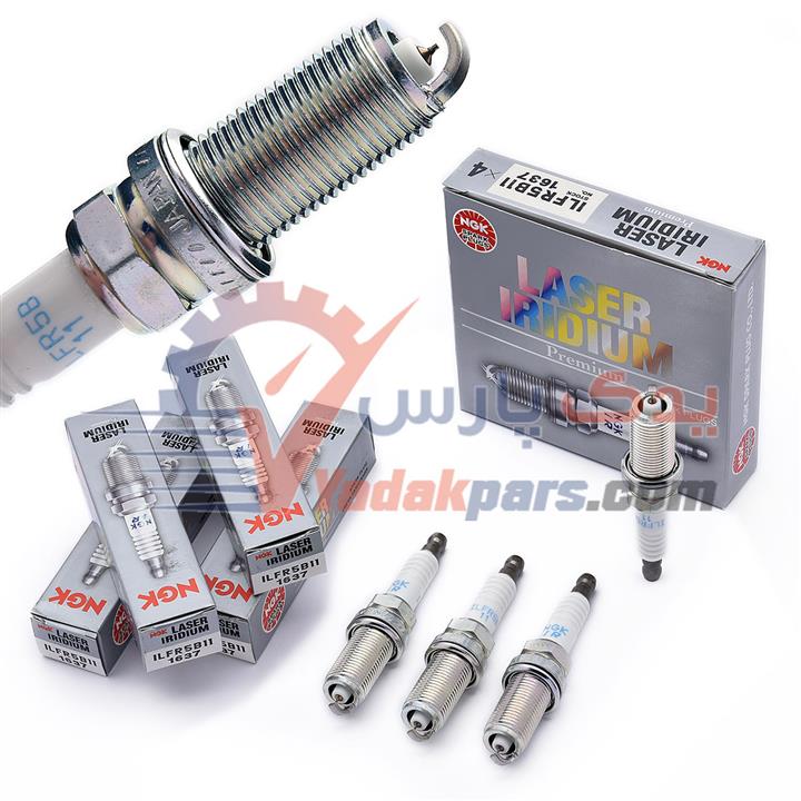 شمع ایریدیم لیزر پایه بلند کد گرم برند ان ج کا NGK (بسته۴عددی) NGK Spark Plug ILFR5B11 1637 Laser Iridium Premium JAPAN